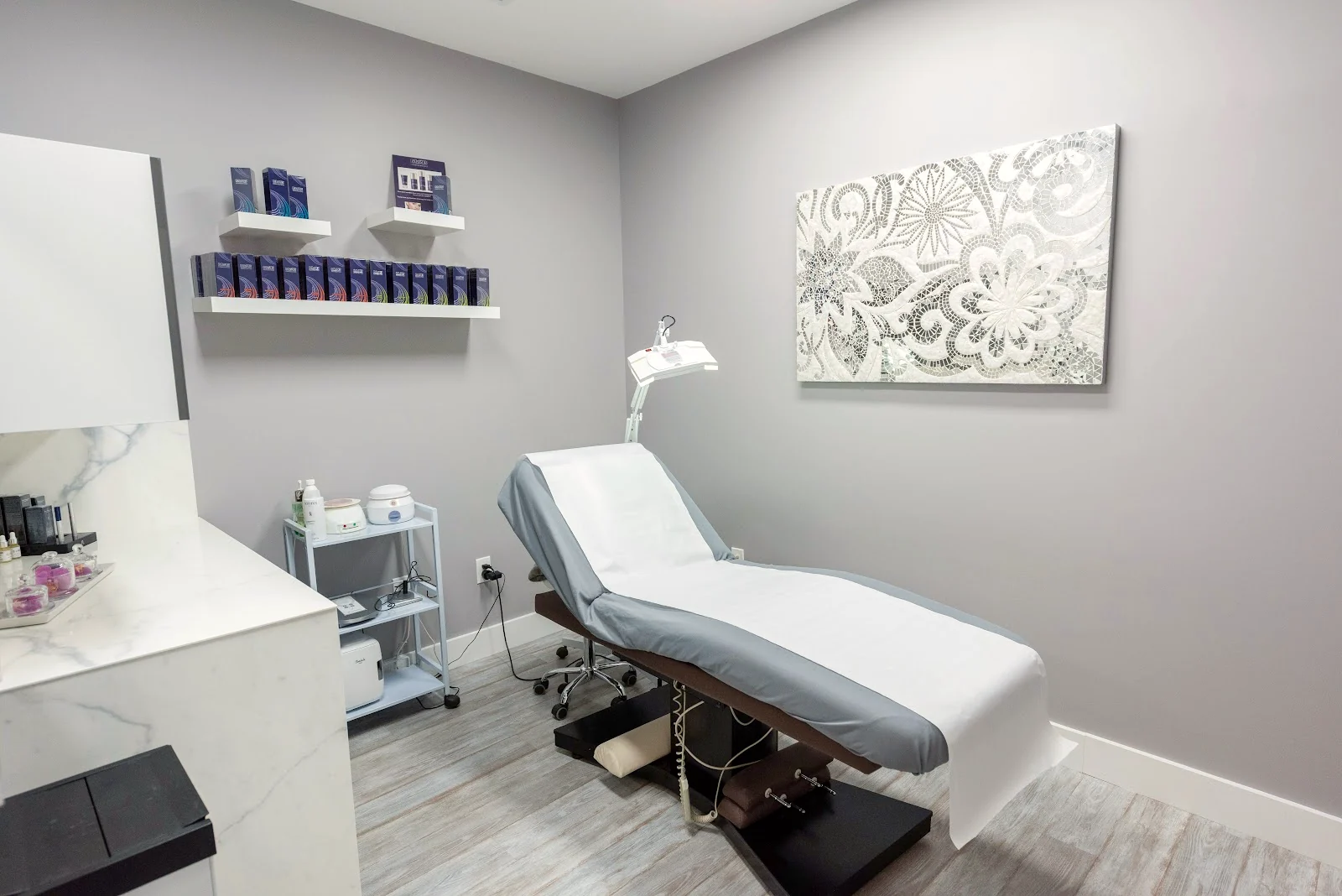A private treatment suite at the Elite spa